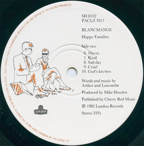 Blancmange : Happy Families (LP, Album)