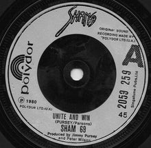 Load image into Gallery viewer, Sham 69 : Unite And Win (7&quot;, Single)
