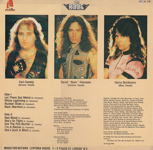 The Rods : Let Them Eat Metal (LP, Album)