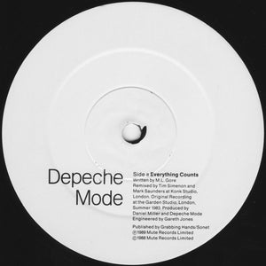 Depeche Mode : Remixes Of Everything Counts, Nothing And Strangelove (12", Single, Ltd)