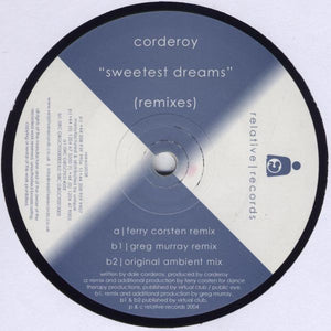 Corderoy : Sweetest Dreams (Remixes) (12")