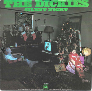 The Dickies : Silent Night (7", Single, Whi)