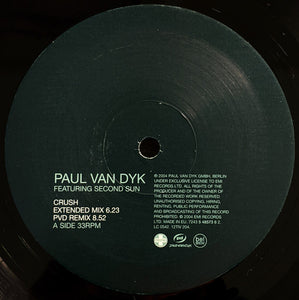 Paul van Dyk Featuring Second Sun : Crush (The Paul van Dyk Mixes) (12")