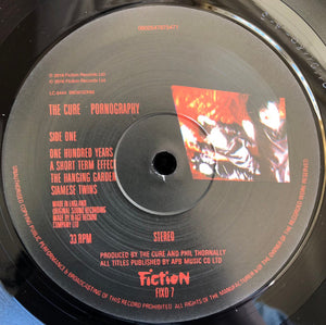 The Cure : Pornography (LP, Album, RE, RM, RP, Tak)