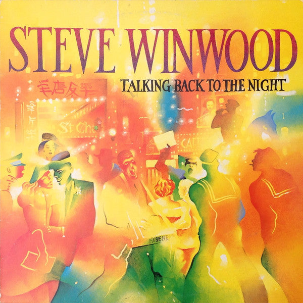 Steve Winwood : Talking Back To The Night (LP, Album, Blu)