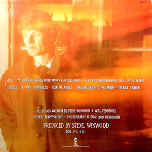 Steve Winwood : Talking Back To The Night (LP, Album, Blu)