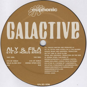 Aly & Fila : Eye Of Horus (12")