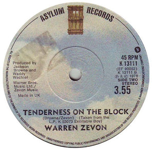 Warren Zevon : Werewolves Of London (7", Single)