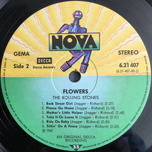 The Rolling Stones : Flowers (LP, Comp, RE)