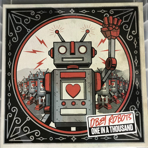 Obey Robots : One In A Thousand (LP, Album, Ltd, Cle)