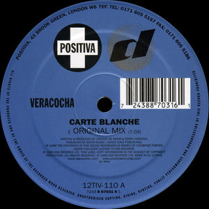 Veracocha : Carte Blanche (12")