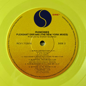 Ramones : Pleasant Dreams (The New York Mixes) (LP, RSD, Ltd, Yel)