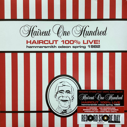 Haircut One Hundred : Haircut 100% Live! (Hammersmith Odeon Spring 1982) (LP, Album, RSD, Ltd, Red)