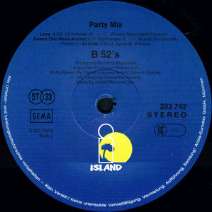 The B-52's : Party Mix! (LP, MiniAlbum, Mixed)