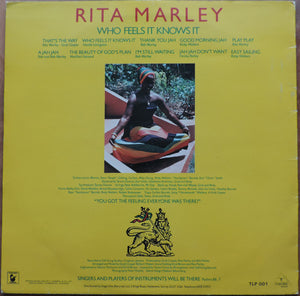 Rita Marley : Who Feels It Knows It (LP, Album)