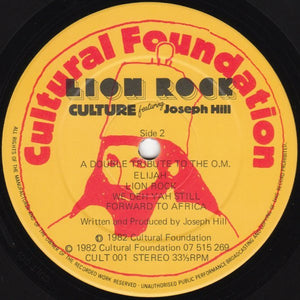 Culture Featuring Joseph Hill : Lion Rock (LP, Album)