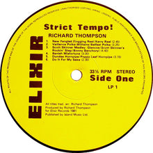 Load image into Gallery viewer, Richard Thompson : Strict Tempo! (Traditional &amp; Modern Tunes For All Occasions!!) (LP, Album)
