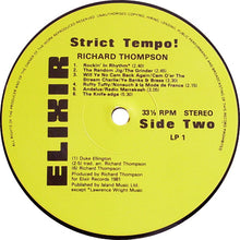 Load image into Gallery viewer, Richard Thompson : Strict Tempo! (Traditional &amp; Modern Tunes For All Occasions!!) (LP, Album)
