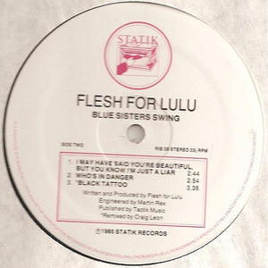 Flesh For Lulu : Big Fun City (LP, Album + 12")