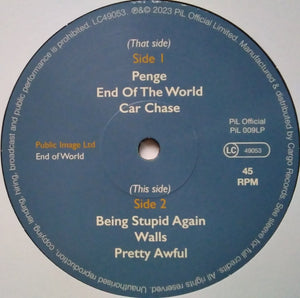 PiL* : End Of World (2x12", Album)