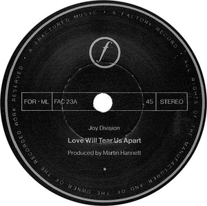 Joy Division : Love Will Tear Us Apart (7", Single, Tra)