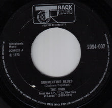 Load image into Gallery viewer, The Who : Summertime Blues (7&quot;, Single)
