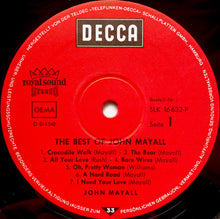 Load image into Gallery viewer, John Mayall : The Best Of John Mayall (LP, Comp)
