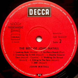 John Mayall : The Best Of John Mayall (LP, Comp)