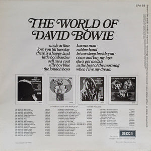 David Bowie : The World Of David Bowie (LP, Comp, RE)