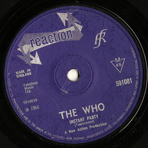 The Who : Substitute / Instant Party (7", Single, Mono, Sol)