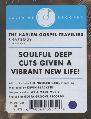 The Harlem Gospel Travelers : Rhapsody (LP, Album, Ltd, Mid)