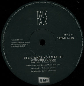 Talk Talk : Life's What You Make It (Extended Version) (12", Single)