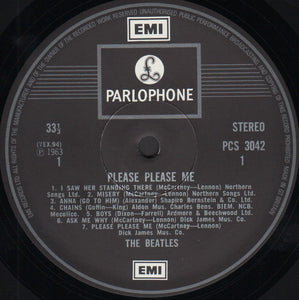 The Beatles : Please Please Me (LP, Album, RE)