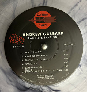 Andrew Gabbard : Ramble & Rave On! (LP, Album, Bla)