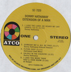 Donny Hathaway : Extension Of A Man (LP, Album, RE)