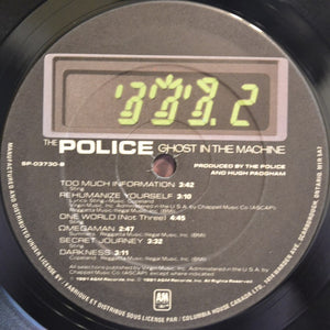 The Police : Ghost In The Machine (LP, Album, Club)