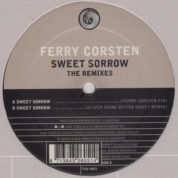 Ferry Corsten : Sweet Sorrow (The Remixes) (12