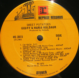 Geoff & Maria Muldaur : Sweet Potatoes (LP, Album)