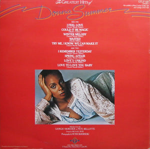 Donna Summer : The Greatest Hits Of Donna Summer (LP, Comp)