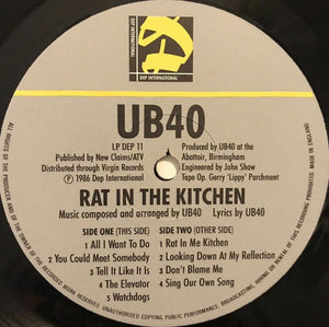 UB40 : Rat In The Kitchen (LP, Album)