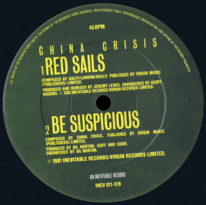 China Crisis : African And White (Remixed And Extended Version) (12", Single)