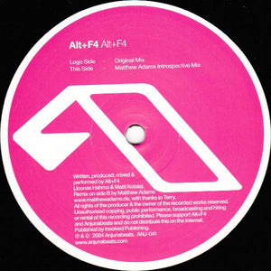 Alt+F4 : Alt+F4 (12")