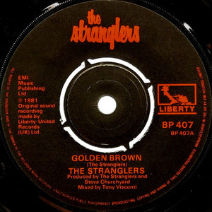 The Stranglers : Golden Brown (7", Single, Whi)