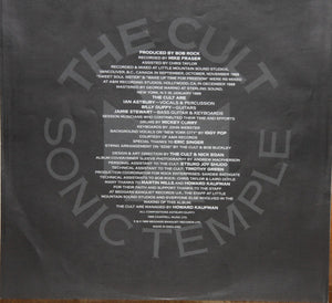 The Cult : Sonic Temple (LP, Album)