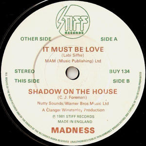 Madness : It Must Be Love (7", Single)