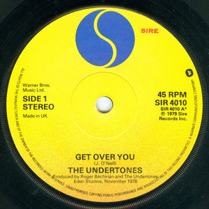 The Undertones : Get Over You (7", Single, Sir)