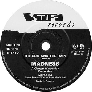 Madness : The Sun And The Rain (7", Single)