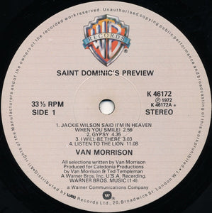 Van Morrison : Saint Dominic's Preview (LP, Album, RE)