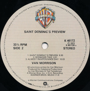 Van Morrison : Saint Dominic's Preview (LP, Album, RE)