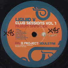 Load image into Gallery viewer, Artificial Intelligence / Q Project : Liquid V Club Sessions Vol 1 (Album Sampler) (12&quot;, Smplr)
